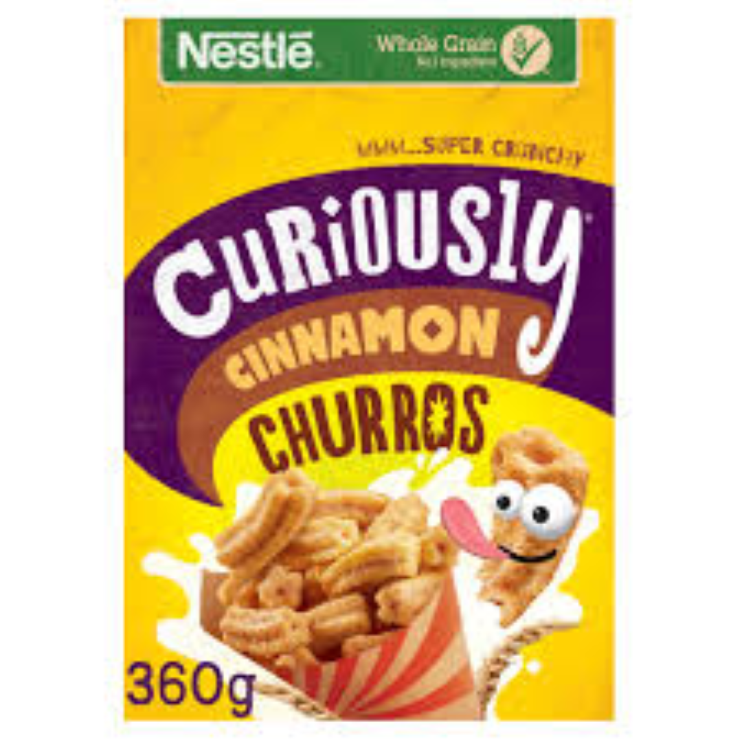 NESTLE CURIOUSLY CINNAMON CHURROS 360G
